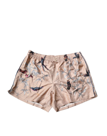 Dolce & Gabbana Peach Birds Printed Boxer Shorts Underwear