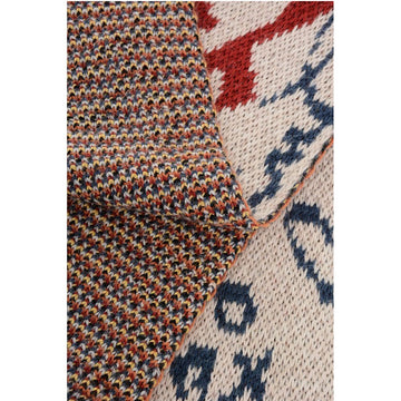 Dsquared² Alpaca Blend Scarf with Contrasting Details