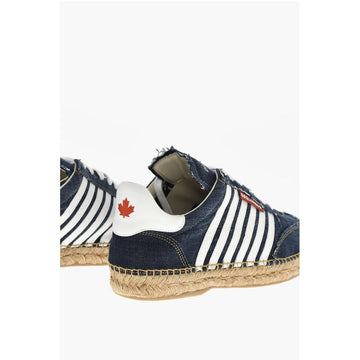 Dsquared² Denim Espadrillas Low-Top Sneakers