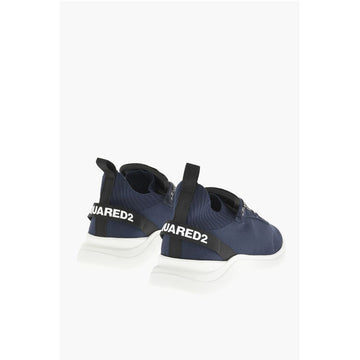 Dsquared² Sock Low-Top FLY Sneakers With Printed Logo