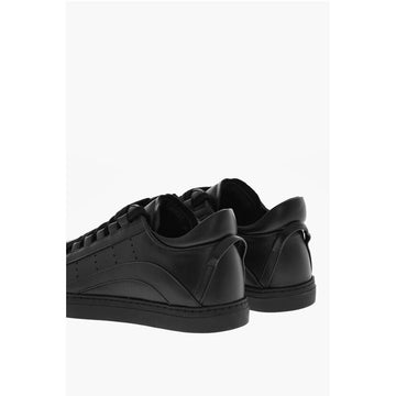 Dsquared² Nabuk Low-Top Lace-Up Sneakers