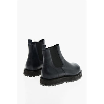 Corneliani ID Leather Chelsea Boots
