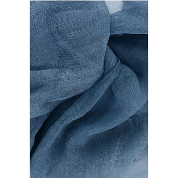 Ermanno Scervino Silk Stole with Embroidered Logo