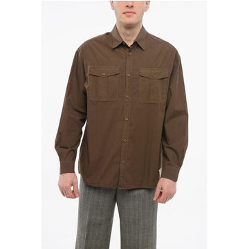 Armani EMPORIO Popeline Cotton Saharan Shirt