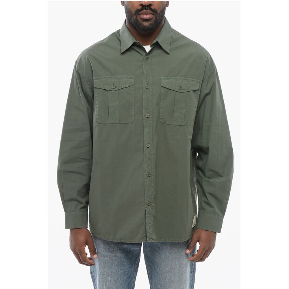 Armani EMPORIO Popeline Cotton Saharan Shirt
