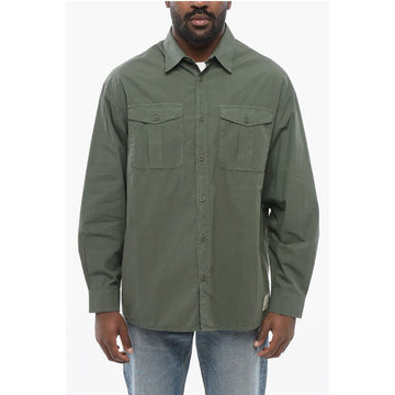 Armani EMPORIO Popeline Cotton Saharan Shirt