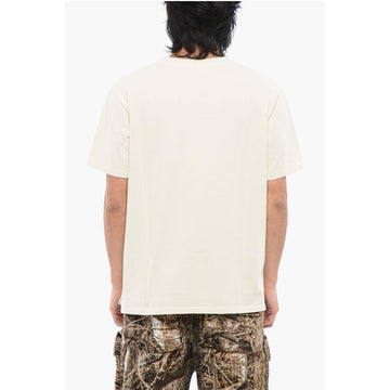 Autry Cotton Crew-Neck T-shirt With Embroidery