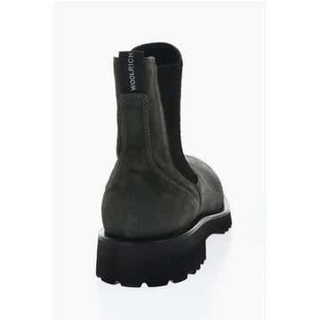 Woolrich Vintage Effect Suede Chelsea Boots