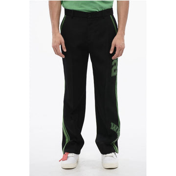 Off-White Pants BUFFALO With Contrasting Side Bands