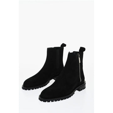 Off-White Suede COMBAT Booties
