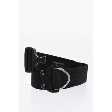 Dsquared² Solid Color Technical Fabric Belt 45mm