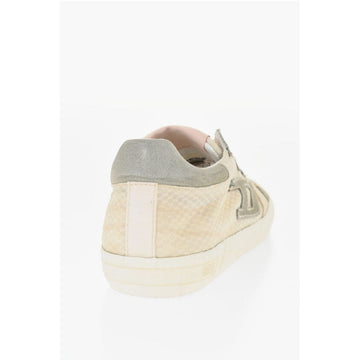 Diesel Suede and Fabric S-LEROJI Low Top Sneakers