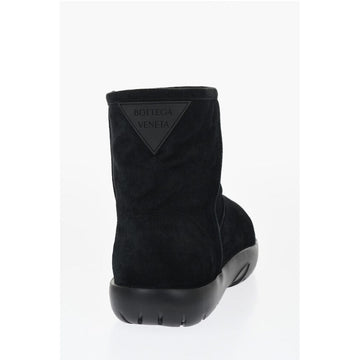Bottega Veneta Suede SNAP Snow Boots