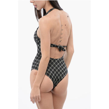 Armani EMPORIO One-piece Swimsuit with All-over Logo