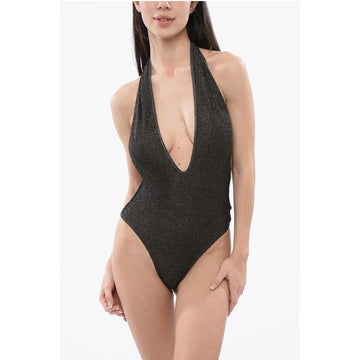Palm Angels Lurex One-piece Swimsuit