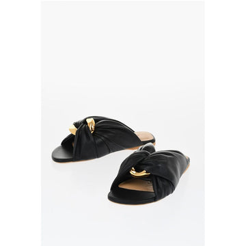 J.W.Anderson Twisted Leather Slides