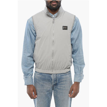 Dolce & Gabbana Reversible Nylon Vest with Front Zip