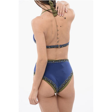 Etro High-waisted Bikini Set with Bow Detail
