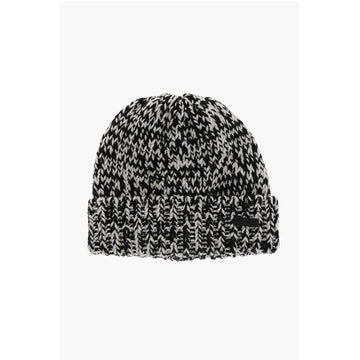 Saint Laurent Two-Tone Wool Beanie