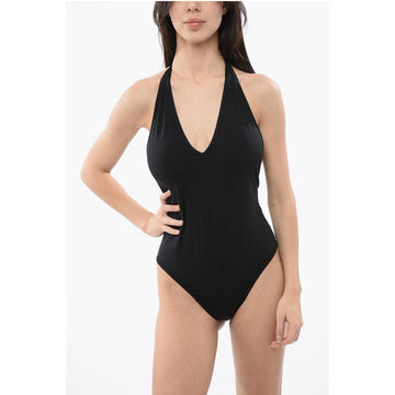 Bottega Veneta One-piece Swimsuit with Lace-up Detail