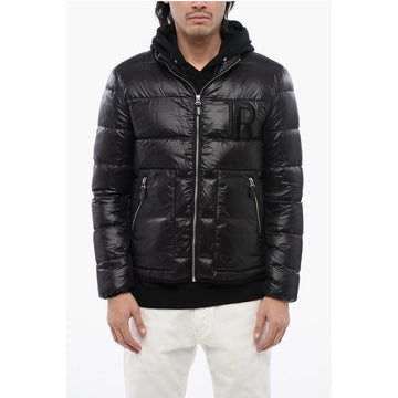 John Richmond BULET Down Jacket With Embroidered Logo