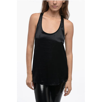 Etro Satin Loose-Fit Tank Top