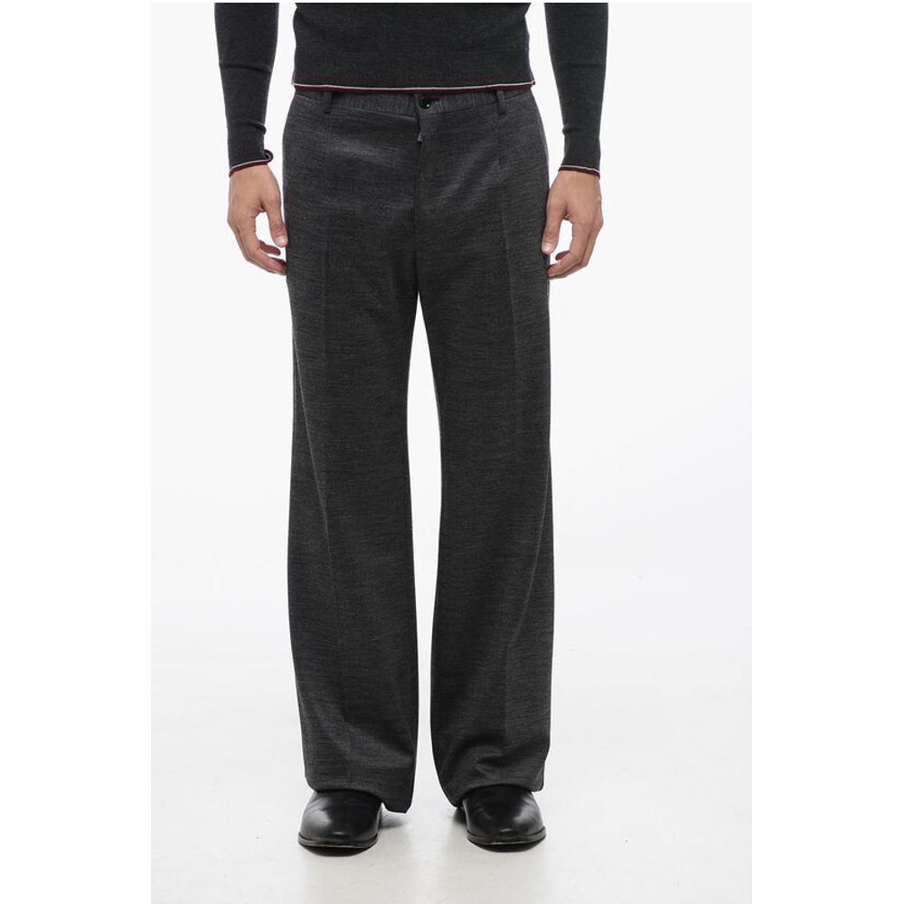 Dolce & Gabbana Wool Blend Stretchy Pants