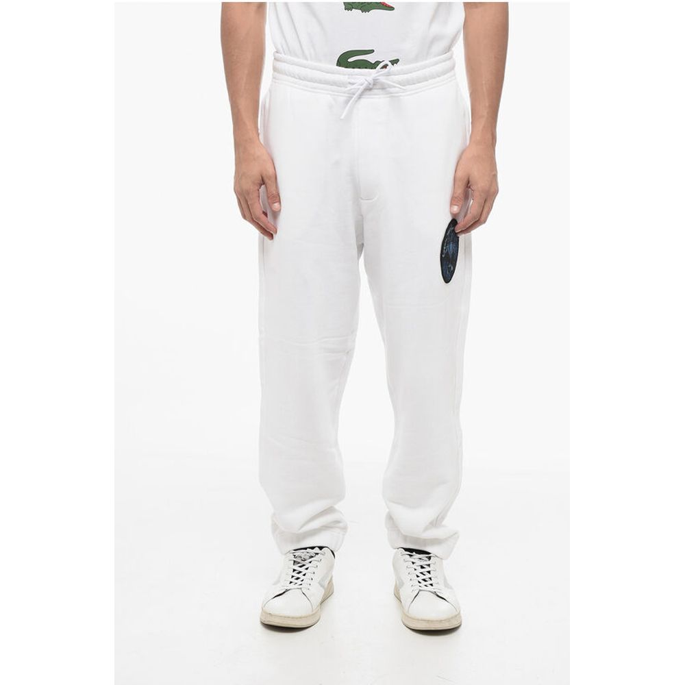 Armani EMPORIO RESORT Cotton Sweatpants with Embroidered Patch