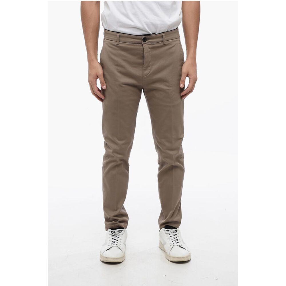 Department 5 Solid Color Stretch Cotton Chino Pants