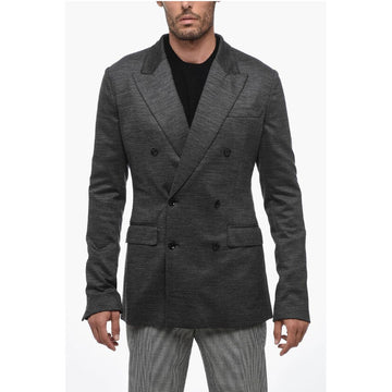 Dolce & Gabbana Wool Blend Double Breasted Blazer