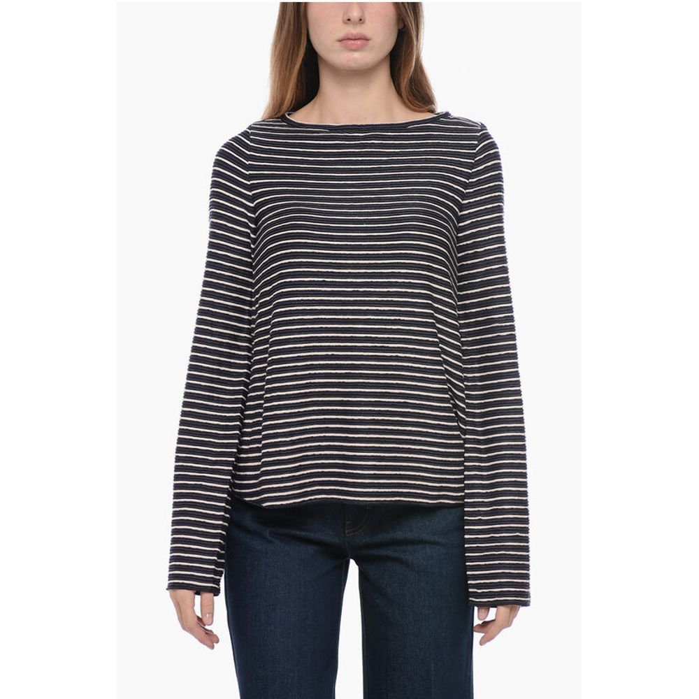 Armani EMPORIO Crew Neck Striped Sweater