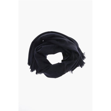 Saint Laurent Jaquard Foulard with Tone Sur Tone Logo