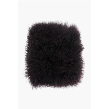 Ann Demeulemeester Shearling Oversized Neck-Collar