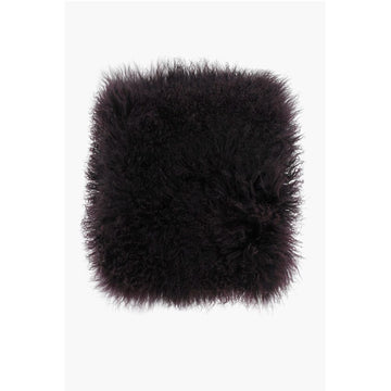 Ann Demeulemeester Shearling Oversized Neck-Collar