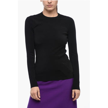 Givenchy Long-sleeved T-Shirt with Monogram Mesh Detail