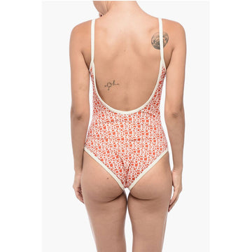 Moncler All-Over Logoed One-Piece Swimsuit