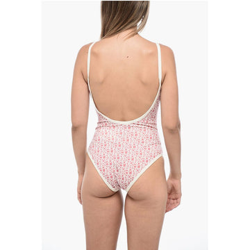 Moncler All-Over Logoed One-Piece Swimsuit