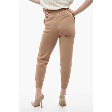 Burberry Cashmere Blend Sweatpants with Cuffs