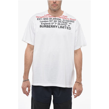 Burberry Crew Neck COORDINATES Printed T-Shirt