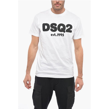 Dsquared² Crew Neck Cool Fit T-Shirt with Printed Logo
