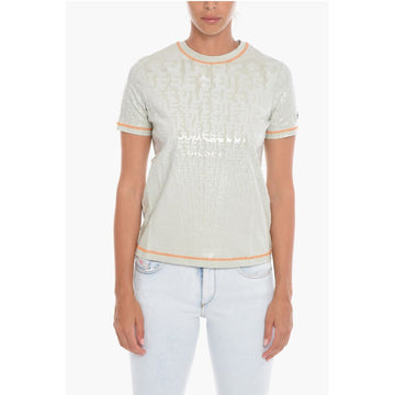 Diesel All-Over Monogram T-REG-MON Crew-Neck T-shirt