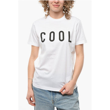 Dsquared² Smoke-fitting T-shirt with COOL Print