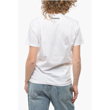 Dsquared² Smoke-fitting T-shirt with COOL Print