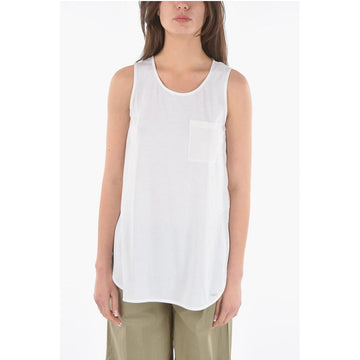 Woolrich Side Splits Oversized Top with Breast Pocket