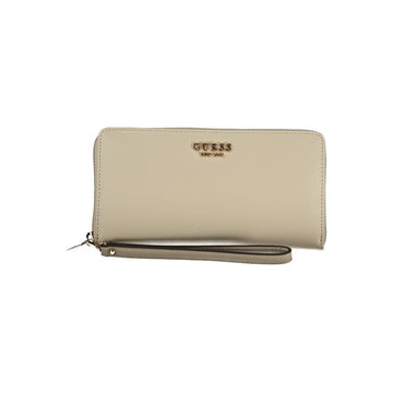 Guess Jeans Beige Polyethylene Women Wallet