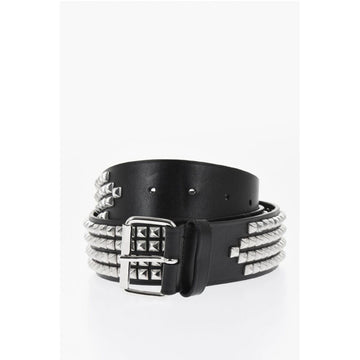 Dsquared² Studded Leather Belt 45mm