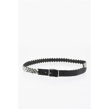 Dsquared² Studded Leather Belt 30mm