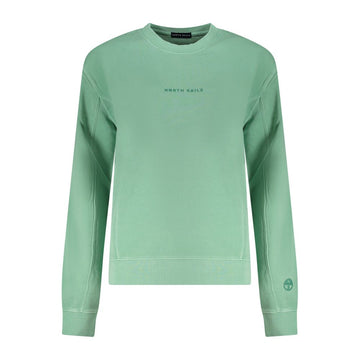 North Sails Green Cotton Women Sweater
