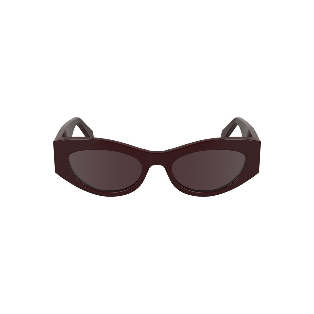 Calvin Klein Red Haircalf Women Sunglass
