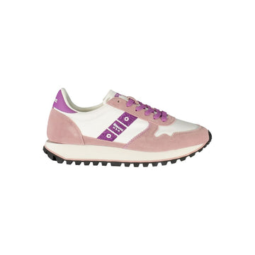Blauer White Leather Women Sneaker